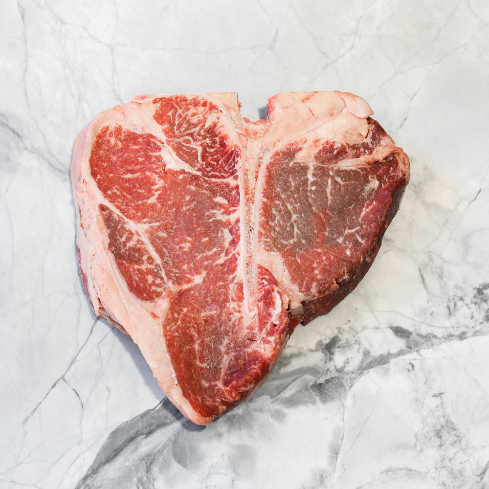 Beef Porterhouse Grain Fed Portoro MB4+ | $76/kg