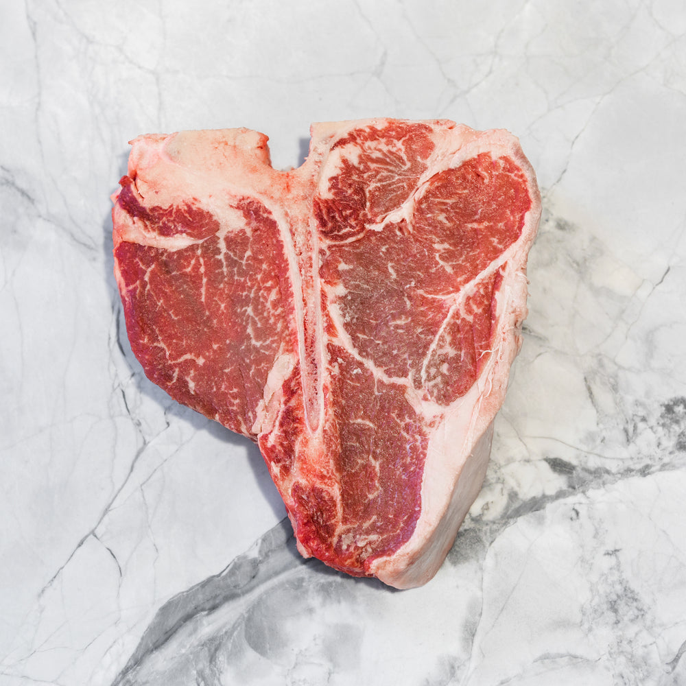 Beef Porterhouse Grain Fed Rangers Valley MB3+ | $76/kg