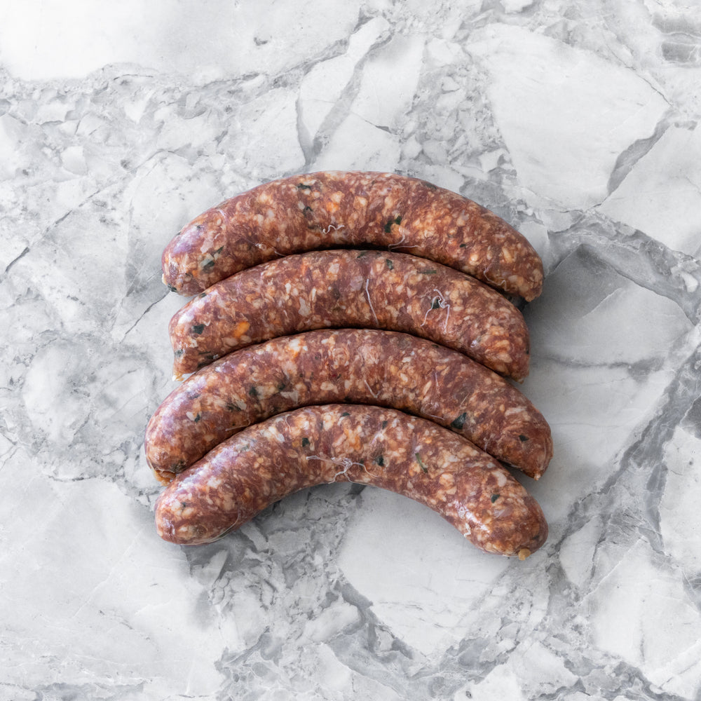 Sausages - Pork, Jalapeno & Smoked Cheese | $25/kg